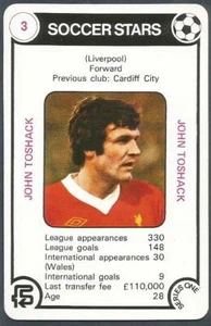 FKS 1977/78 SOCCER STARS - TRUMP CARD #03 - LIVERPOOL - JOHN TOSHACK - Bild 1 von 1