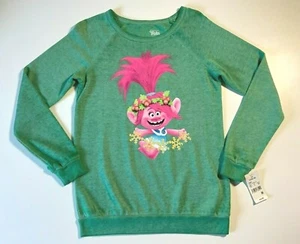 Trolls Girls Green Graphic Sweater Size L ( 10-12 ) NWT - Picture 1 of 4