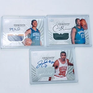 2007-08 UD Exquisite Collection Rookie Autograph 3 cards, Richard, Almond, Curry - Picture 1 of 7