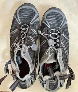 EUC Columbia Mens Hiking Shoes Blk/Gry BM3669-010 Omni-Grip Techlite Mesh 10.5 - Picture 1 of 10