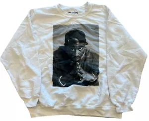 Tupac Shakur 2PAC Hip Hop Retro Rap Sweatshirt mit Rundhalsausschnitt Herren Größe Large - Bild 1 von 4
