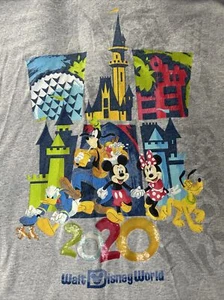 Disney Shirt Herren XL grau grau grau Walt Disney World 2020 Souvenir Jubiläum T-Shirt - Bild 1 von 2