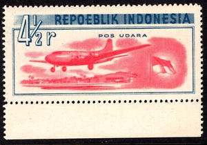 1948 Negara Republik Indonesia Repoeblik Local Sas#20 Mi#50 Airplane MNH OG VF - Picture 1 of 1