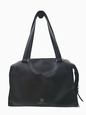 BCBGeneration ~Aubry Handbag BGP18219~ Black/Silver  Faux Leather Purse Satchel. - Image 1 of 4