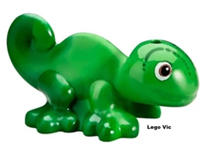 Lego 15678pb01 Chameleon Bright Green Caméléon du Disney 41054 MOC new A7 - Imagen 1 de 1