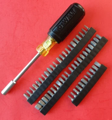 NEW DEWALT 1/4" Hex Driver Screwdriver Bit Set Allen Phillips Flat Torx 56-Piece - Image 1 of 4