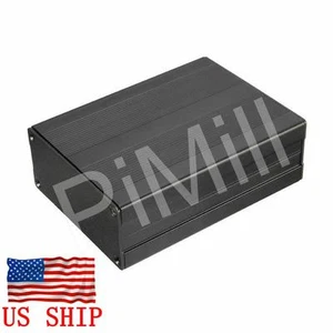 Aluminum Project Box Enclosure Case Electronic DIY 100x76x35mm Black US Stock - Picture 1 of 4