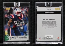 2019 Panini Instant NFL NFL Playoffs Green /10 James White #93