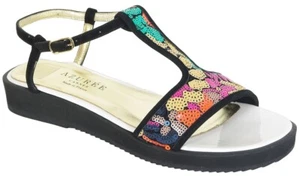 Sandalias Azuree Cannes Ciao 8CN tela diana/negro reducción - Imagen 1 de 9