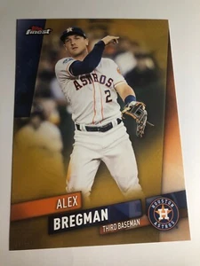 2019 Topps Finest Jumbo 5x7 Alex Bregman Astros 92 01/10 - Picture 1 of 1