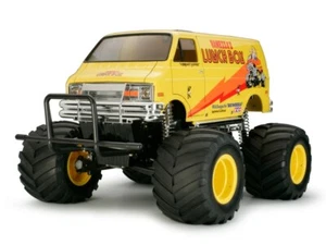 Tamiya 58347 The Lunchbox 2WD RC Auto DEAL BÜNDEL mit Radio, Fledermaus, Ladegerät - Bild 1 von 1