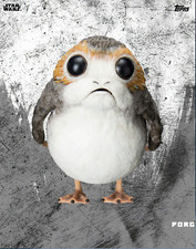 Topps Star Wars Card Trader Porg base series 5 white The Last Jedi digital card