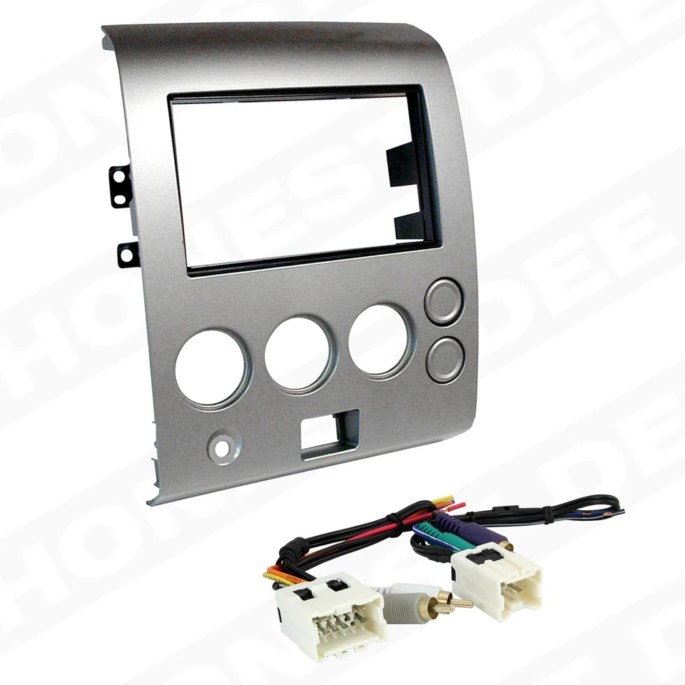Kit de tablero y cables de instalación de radio DIN doble estéreo para automóvil 95-7406 para Nissan con BOSE Foto 1 de 1