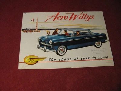 1953 Jeep Willys Aero Sales Brochure Booklet Catalog Old Original - Image 1 of 4