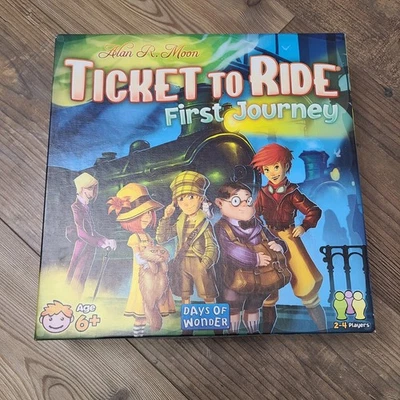 Days of Wonder Ticket to Ride First Journey Board Game Complete - Image 1 of 4