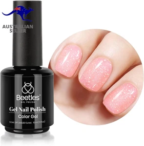 Gel Nail Polish 15Ml Pink Gel Polish Gentle Shimmer Glitter Jelly Gel Polish Neu - Picture 1 of 12