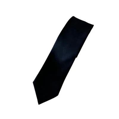 Vintage DSCP Skilcraft Tie Mens Blue Chevron Pattern Business Necktie - Image 1 of 4