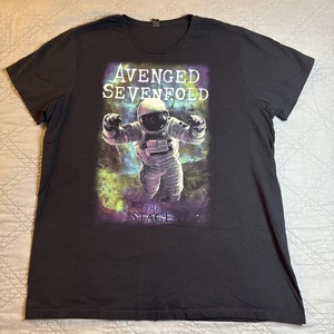 Avengened Sevenfold The Stage Herren XXL schwarz T-Shirt Astronaut Space Band Tour - Bild 1 von 9