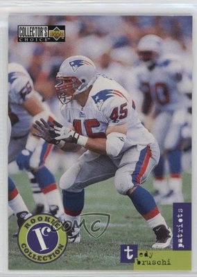 1996 Upper Deck Collector's Choice Update Tedy Bruschi #U43 Rookie RC - Image 1 of 2