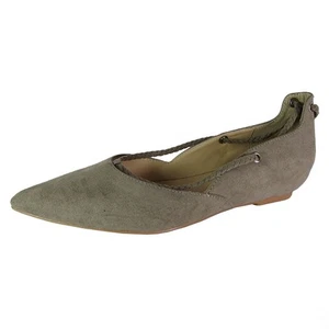 Steven Femmes Getty Bout Pointu Enveloppant Plat Mocassins, Gris, us 8.5 - Picture 1 of 6