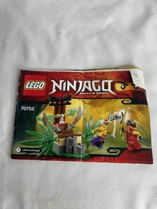 LEGO Ninjago Building Instruction Booklet Notice Set 70752 Jungle Trap - Picture 1 of 2