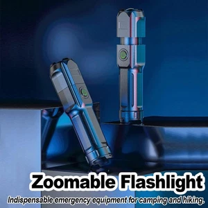 Linterna LED Impermeable Recargable Táctica Portátil Antorcha Lámpara Linternas - Imagen 1 de 10