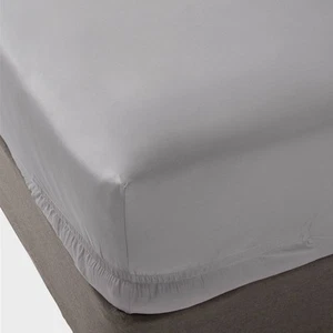 King 400 Thread Count Performance Fitted Sheet Classic Gray - Threshold - Picture 1 of 3