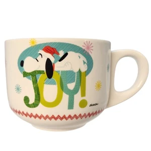 Große Peanuts SNOOPY Hallmark Weihnachten Urlaub Kaffee Suppentasse NEU! - Bild 1 von 6