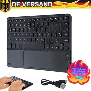 Sonderangebot|Bluetooth Touchpad Tastatur Kabellos Keyboard für iOS iPad Windows - Zdjęcie 1 z 8