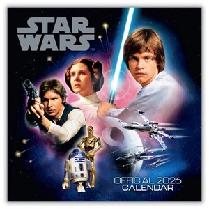 Calendario Cuadrado Clásico Star Wars 2026 - Producto Oficial - Darth Vader - Imagen 1 de 7