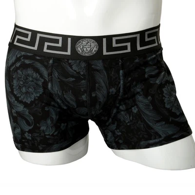 Versace Men's Low Rise Trunk Barocco Print Underwear Versace Sz 3 US XS IT 46 - Image 1 of 4