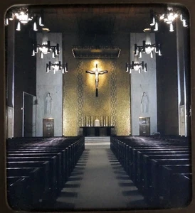 St Rose of Lima Catholic Church Cleveland OH 1950 Stereo Realist 3D Slide #1711 - Picture 1 of 3