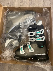 Head Edge Lyt 7 Wr Anthracite Black Ski Shoe 23.5 EU 3 8 - Picture 1 of 4