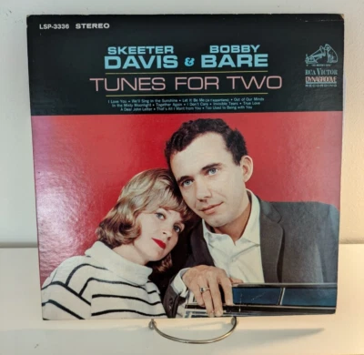 Skeeter Davis & Bobby Bare-Tunes For Two LP RCA Victor LSP 3336 - Image 1 of 4