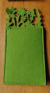 12 neue grüne Bestecktaschen mit 2 passenden Tischläufern Tischbändern - Bild 1 von 6