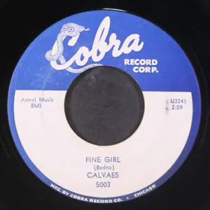 CALVAES: fine girl / mambo fiesta COBRA 7" Single 45 RPM - Picture 1 of 2
