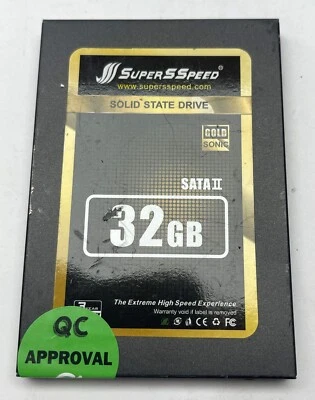 Super S Speed 32 GB SATA II Gold Sonic Solid State Drive - Image 1 of 3