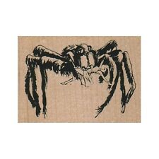 Mounted Rubber Stamp, Spider With Lady , Halloween, Spider, Giant Spider, Spider