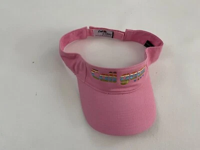 Sombrero visera de algodón para adultos con logotipo rosa Cali Gear talla única Foto 1 de 4