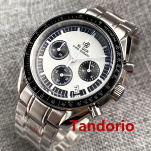 Reloj Bliger 40mm VK63 Cuarzo Completamente Funcional Cronógrafo Hombre Cierre Plegable - Imagen 1 de 13