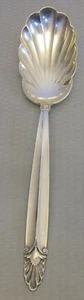 International Sterling Silver 1932 EMPRESS Berry Serving Spoon Large Fluted Bowl - Picture 1 of 4