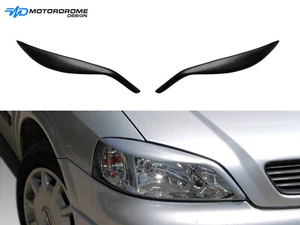 SCHEINWERFER AUGENBRAUEN FÜR OPEL / VAUXHALL ASTRA G (1998-2004) ABS KUNSTSTOFF - Bild 1 von 1