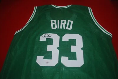 LARRY BIRD BOSTON CELTICS  Signed Jersey  PSA COA 3C88084 - Image 1 of 3