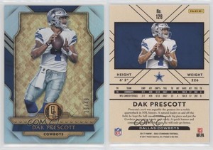 2017 Panini Gold Standard Platinum /49 Dak Prescott #126