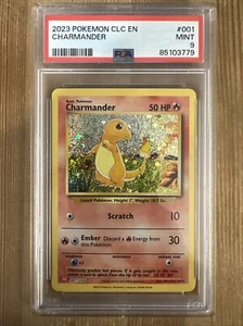 Charmander 001/035 NM CLC Holo Pokémon TCG English Classic Collection 2023 PSA 9 - Picture 1 of 2