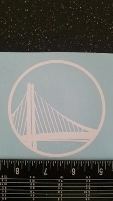 Golden State Warriors Vinyl Car Truck Windows Bumper Laptop Cornhole Locker Yeti - Image 1 of 2