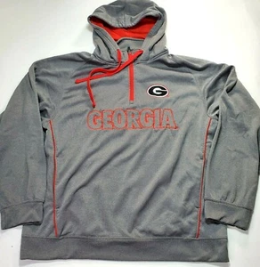 Suéter Rivalry Threads 91 Hombres L 42 44 Gris Rojo 1/4 Cremallera Georgia Bulldogs Sudor - Imagen 1 de 11