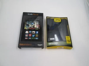 New Amazon Kindle Fire HD 2013 7" Tablet WiFi *8 GB* Dual Core Dolby w/ Otterbox - Picture 1 of 6