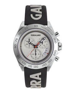Ferragamo Mens Ferragamo Urban Stainless Steel 43mm Strap Fashion Watch - Picture 1 of 5
