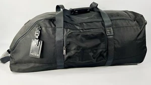 TUMI Pinehurst Collapsible Wheeled Soft Duffel Extra Large Hickory Black Luggage - Picture 1 of 16